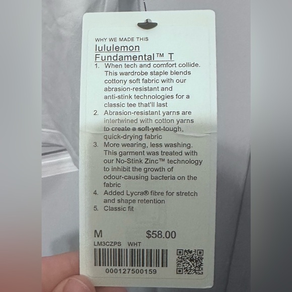 Lululemon White T-Shirt - Picture 5 of 5